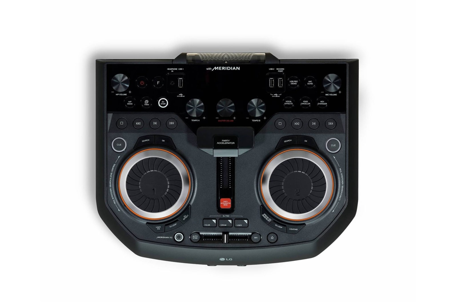 LG XBOOM, аудиосистема, 2000 Ватт, 2000 Вт, Функция Караоке, Подсветка, Акселератор Вечеринки, OL100
