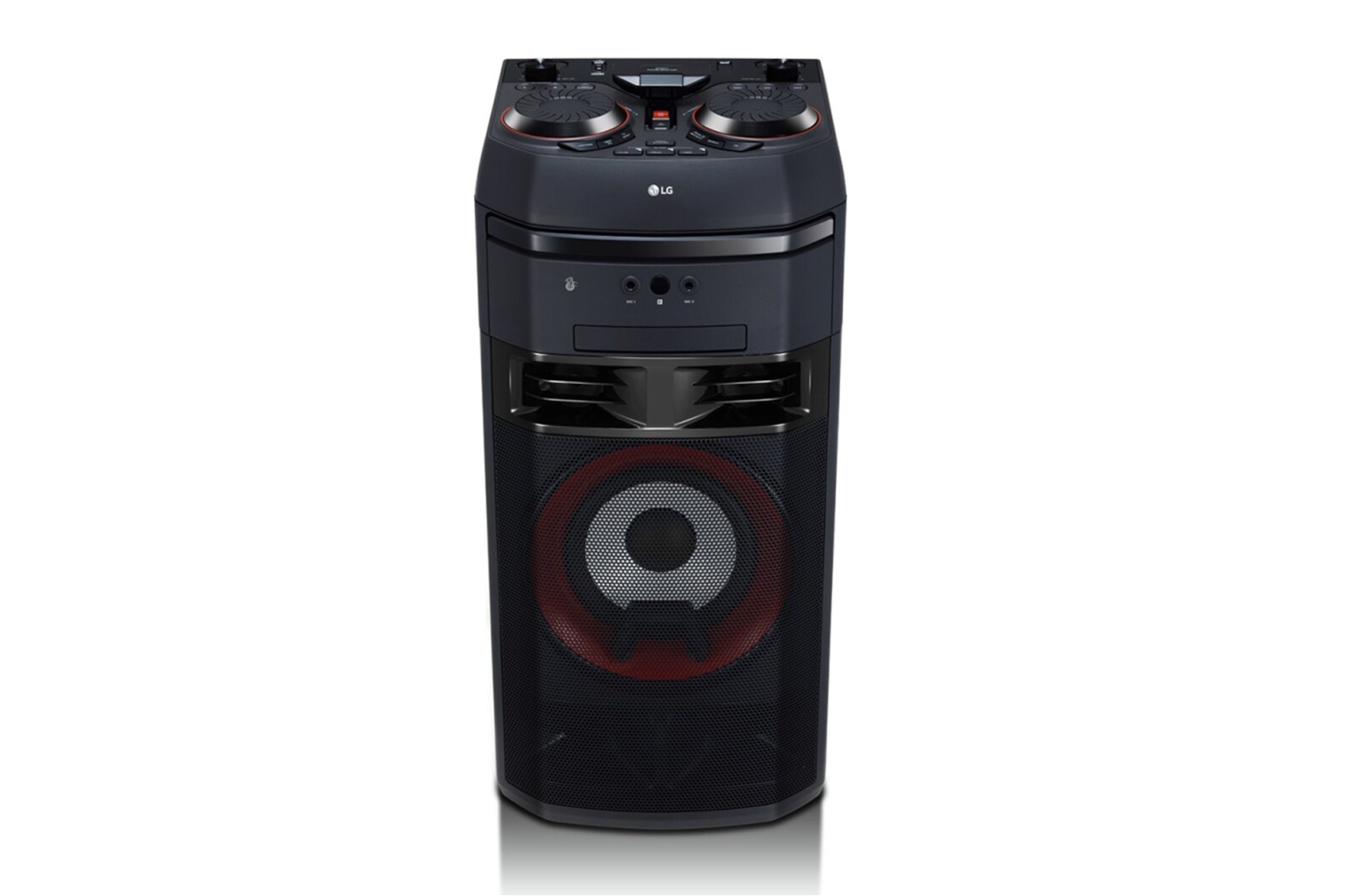 LG XBOOM, функция караоке, диск с 2000 песнями и микрофоном в комплекте, OL75DK
