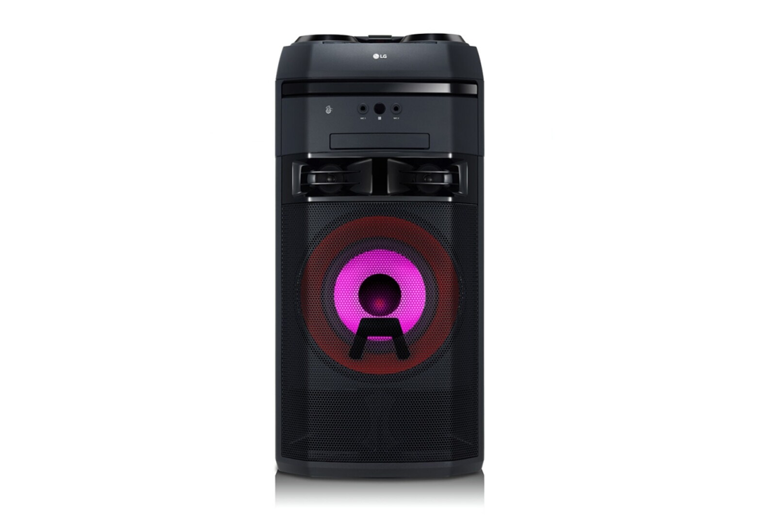 LG XBOOM, функция караоке, диск с 2000 песнями и микрофоном в комплекте, OL75DK