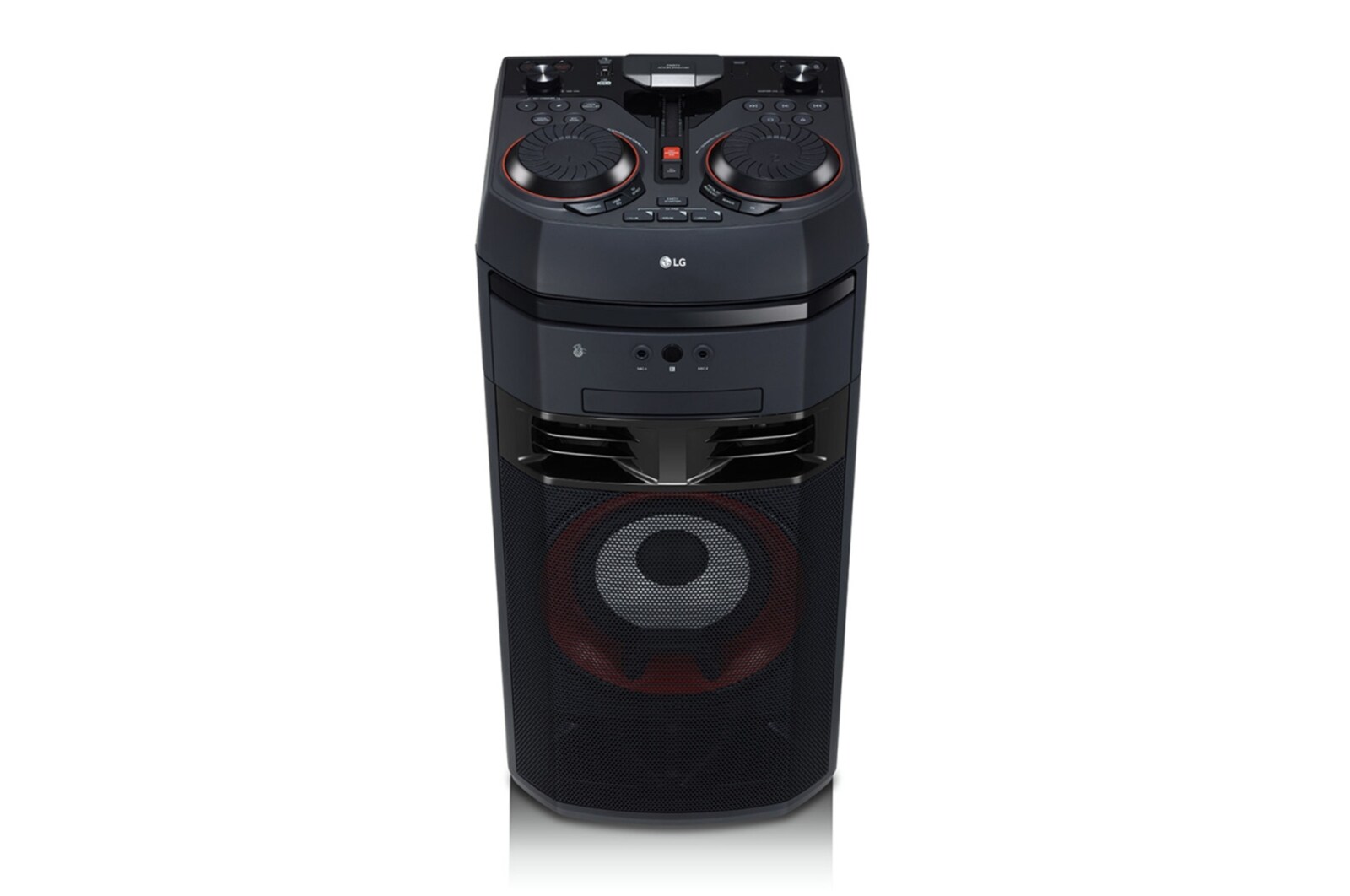 LG XBOOM, функция караоке, диск с 2000 песнями и микрофоном в комплекте, OL75DK