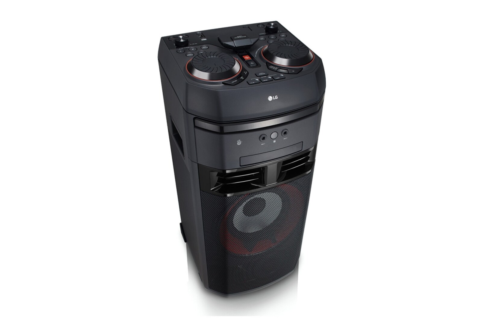 LG XBOOM, функция караоке, диск с 2000 песнями и микрофоном в комплекте, OL75DK