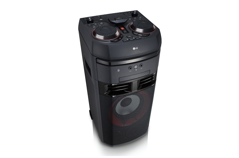 LG XBOOM, функция караоке, диск с 2000 песнями и микрофоном в комплекте, OL75DK