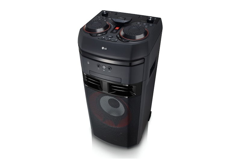 LG XBOOM, функция караоке, диск с 2000 песнями и микрофоном в комплекте, OL75DK