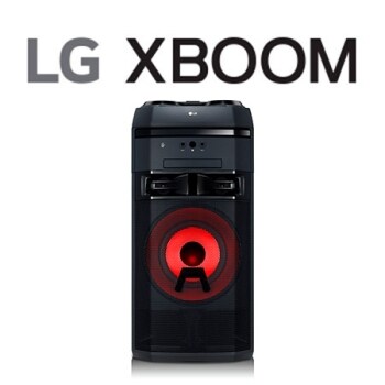 LG XBOOM, функция караоке, диск с 2000 песнями и микрофоном в комплекте, OL75DK