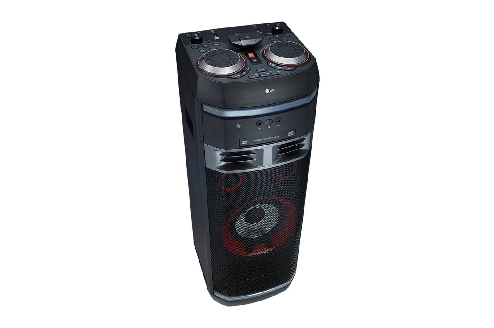 LG XBOOM, аудиосистема, 1100 Ватт, Функция Караоке, Подсветка, Диск и микрофон в комплекте, OL90DK
