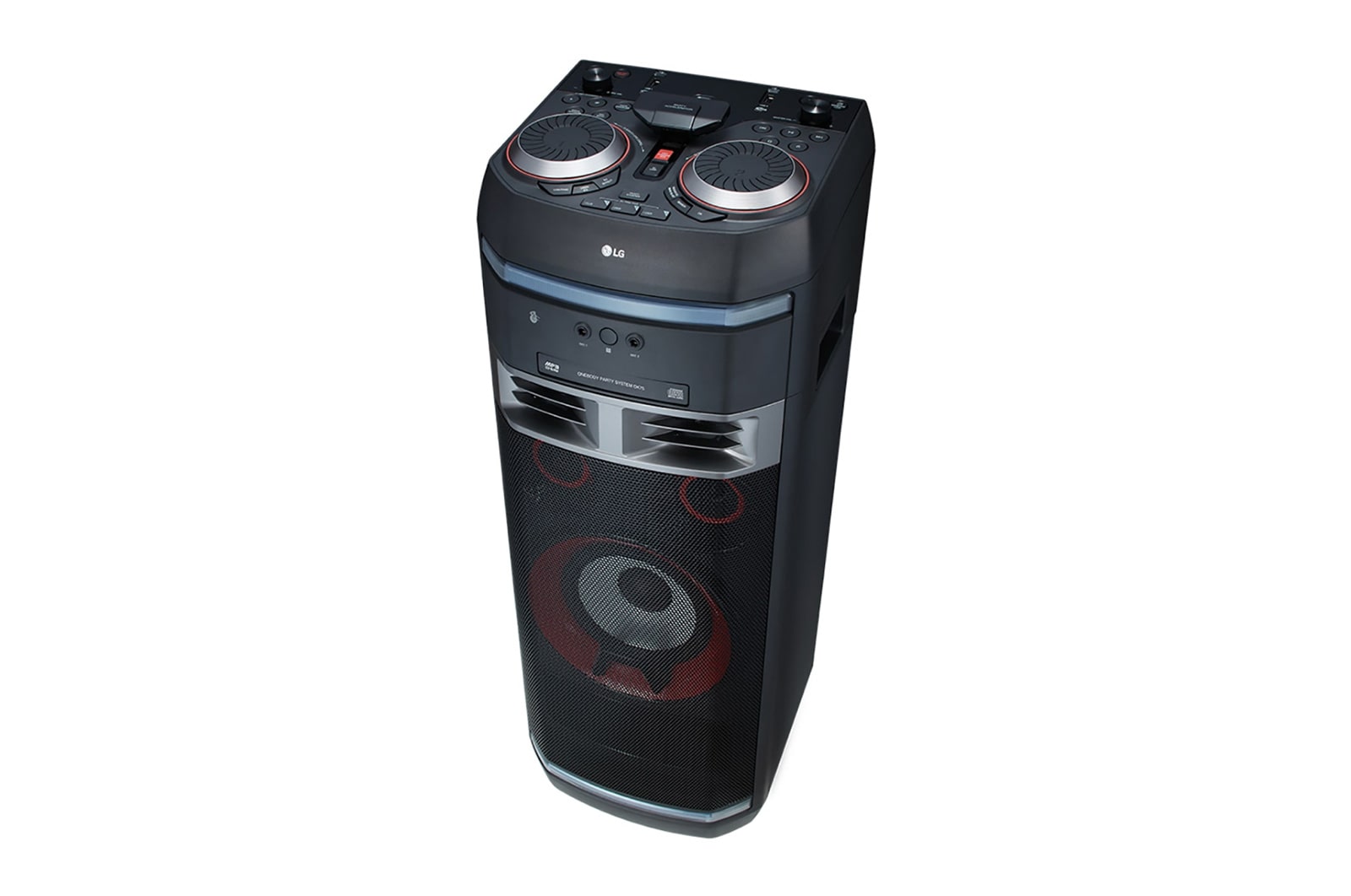LG XBOOM, аудиосистема, 1100 Ватт, Функция Караоке, Подсветка, Диск и микрофон в комплекте, OL90DK