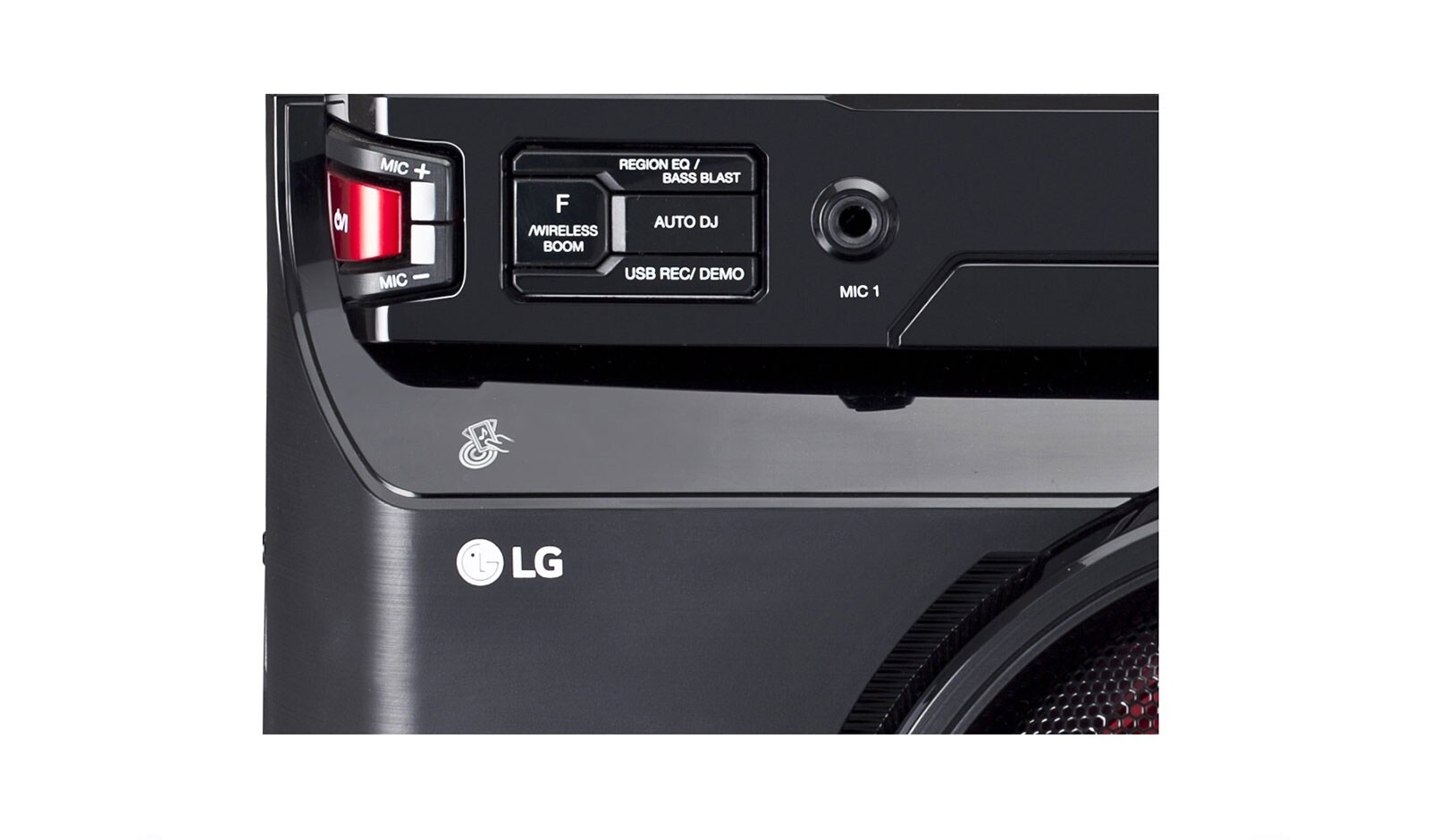 LG Портативная минисистема LG XBOOM с яркой подсветкой в компактном корпусе, OM4560
