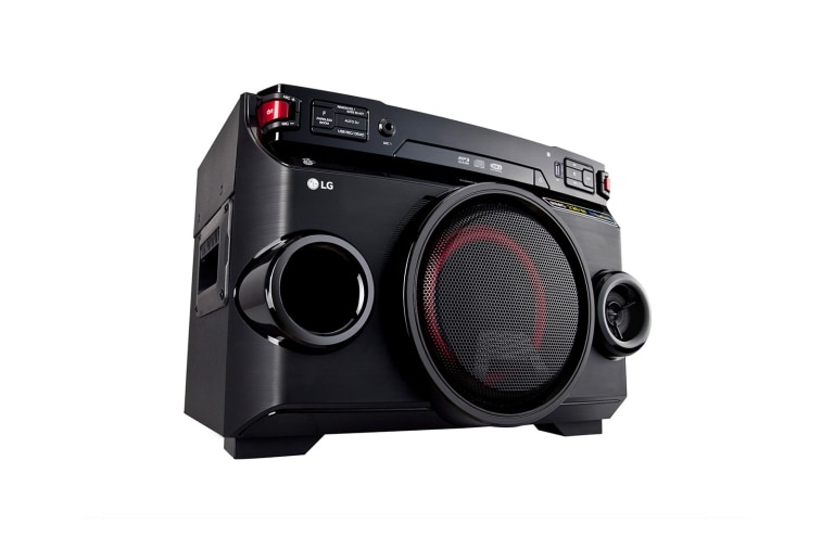 LG Портативная минисистема LG XBOOM с яркой подсветкой в компактном корпусе, OM4560