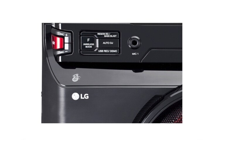 LG Портативная минисистема LG XBOOM с яркой подсветкой в компактном корпусе, OM4560