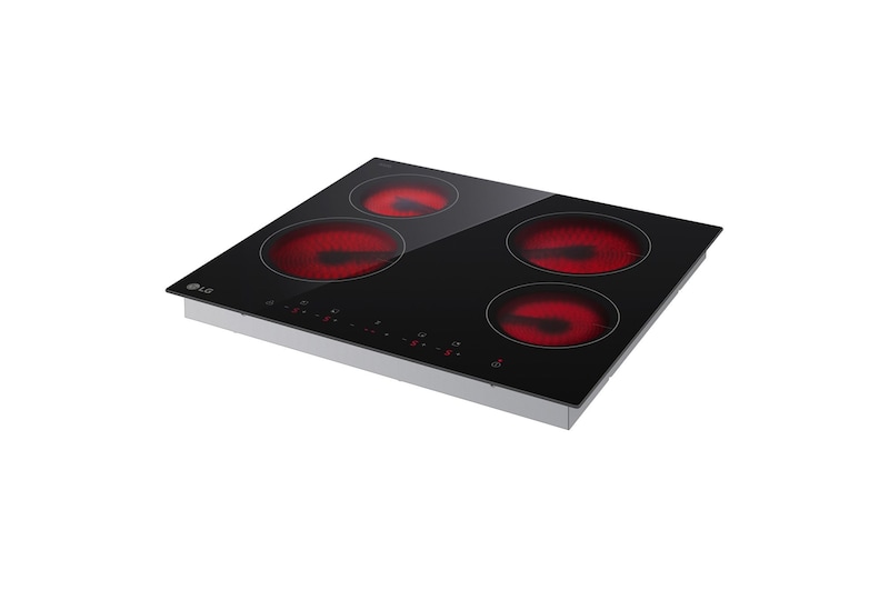 LG Электрическая поверхность LG CBEZ2414B, 4 зоны нагрева, Таймер, CBEZ2414B