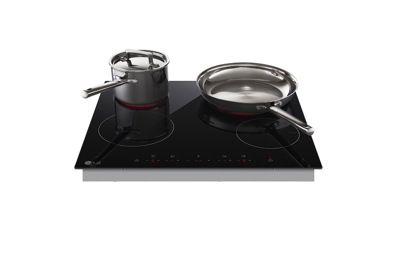 LG Электрическая поверхность LG CBEZ2414B, 4 зоны нагрева, Таймер, CBEZ2414B