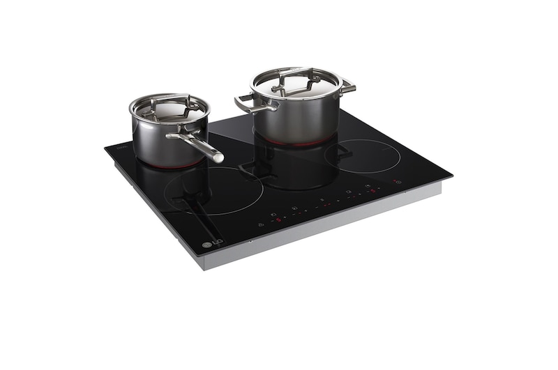 LG Электрическая поверхность LG CBEZ2414B, 4 зоны нагрева, Таймер, CBEZ2414B