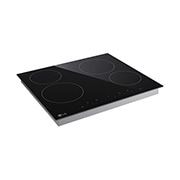 LG Электрическая поверхность LG CBEZ2414B, 4 зоны нагрева, Таймер, CBEZ2414B