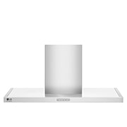 Вид Вытяжка LG STUDIO, 90 см, высокая мощность, 800м³/ч, режим Booster, очищаемый фильтр, LED подсветка DCE9601SU спереди