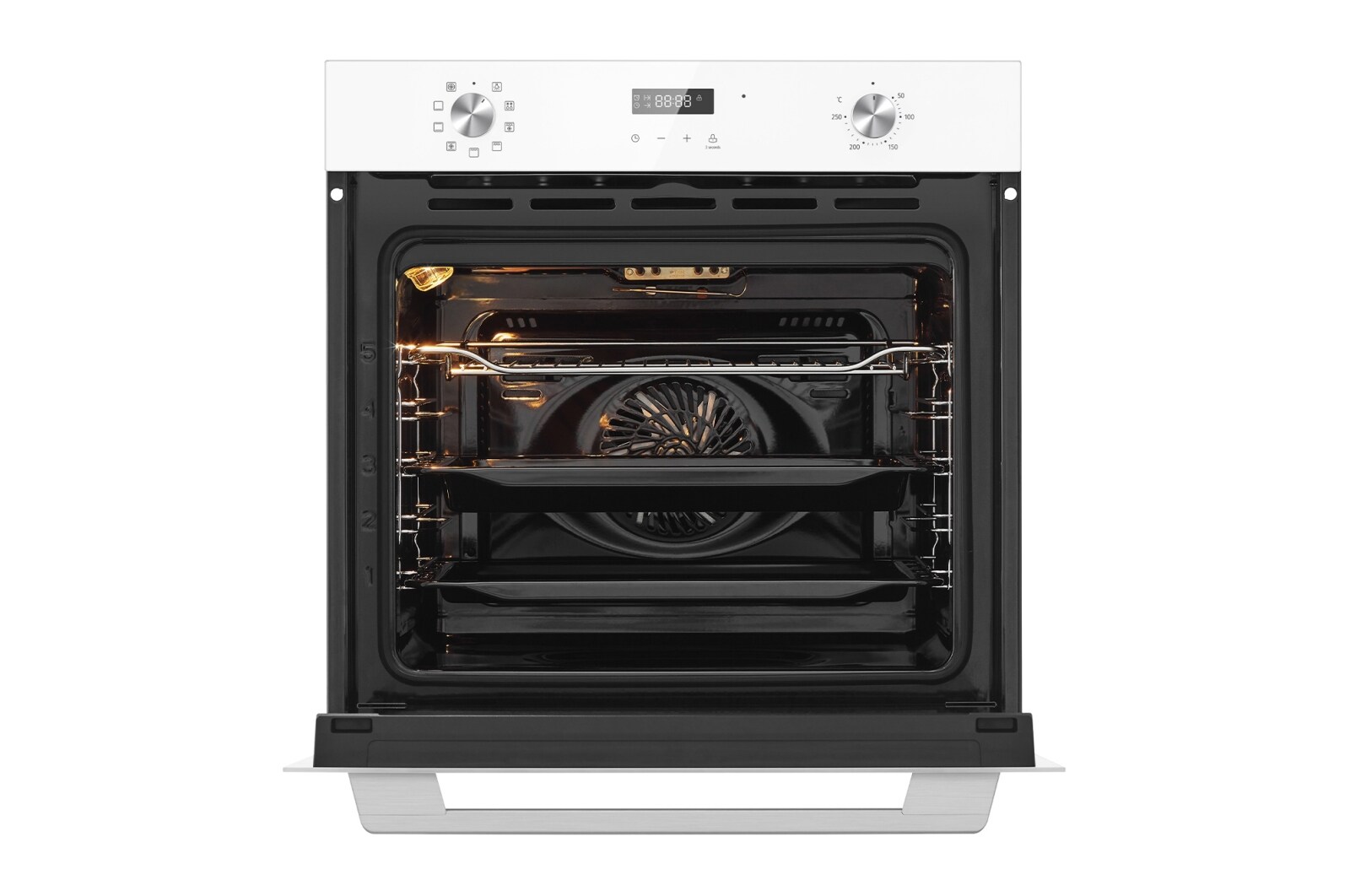 LG Духовой шкаф LG WSEZ7213W, 72 литра, тройное застекление двери, WSEZ7213W1