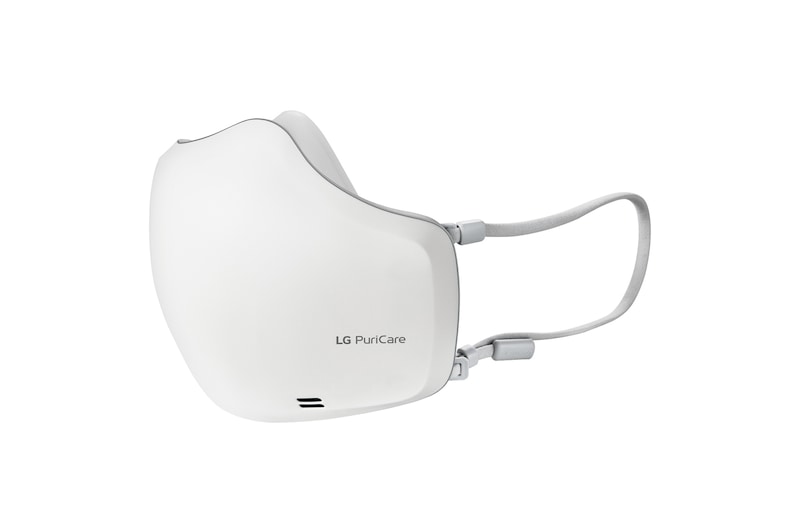 LG PuriCare™ маска с функцией очистителя воздуха, HEPA фильтр, DUAL fan, Датчик дыхания, Voice On, Bluetooth, AP551AWFA