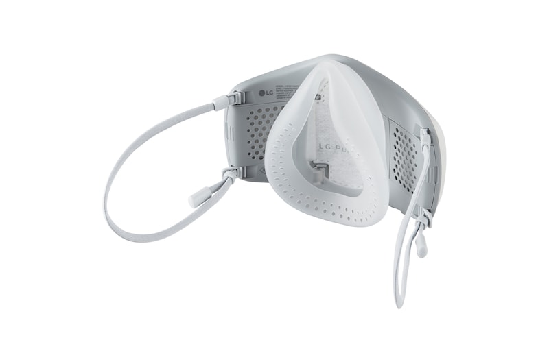 LG PuriCare™ маска с функцией очистителя воздуха, HEPA фильтр, DUAL fan, Датчик дыхания, Voice On, Bluetooth, AP551AWFA