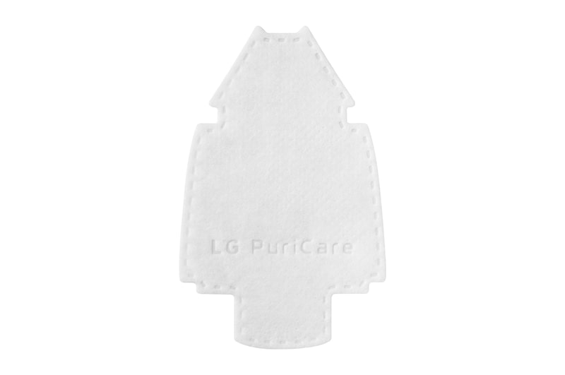LG PuriCare™ маска с функцией очистителя воздуха, HEPA фильтр, DUAL fan, Датчик дыхания, Voice On, Bluetooth, AP551AWFA