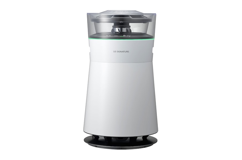 Front view of LG SIGNATURE, климатический комплекс, до 46 м², очистка и увлажнение воздуха, умный дом ThinQ LSA50A