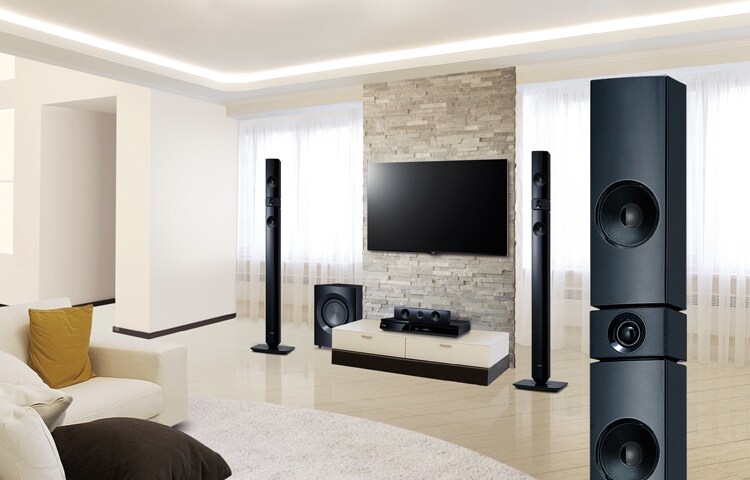 LG Blu-ray 3D домашний кинотеатр с динамиками из арамидного волокна, BH7530TB