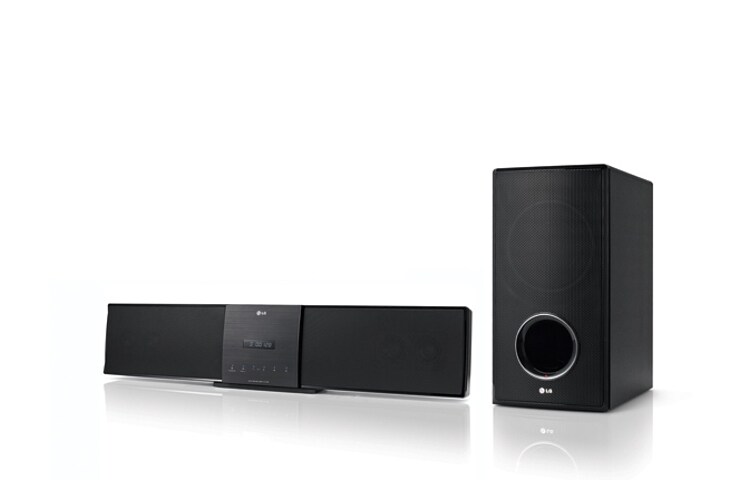 Вид Саундбар DVD с возможностью настенного крепления HLT45W спереди