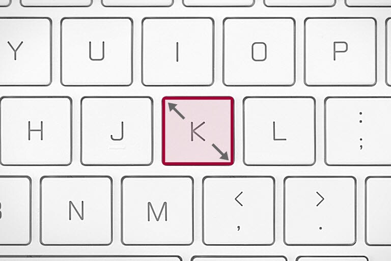 Увеличенные клавиши