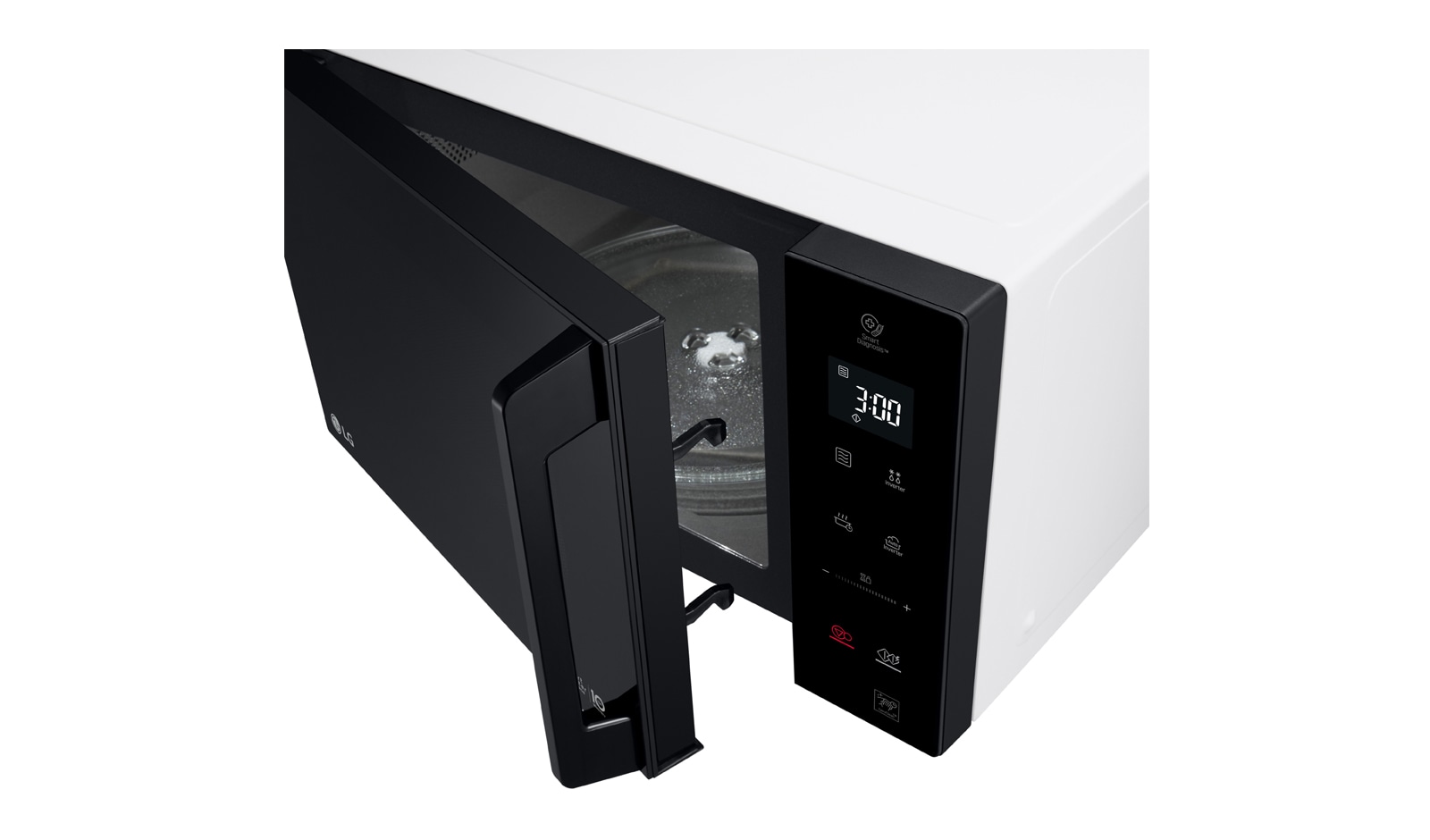 LG Микроволновая печь LG NeoChef, 25 л, Соло, 1000 Вт,  Smart Inverter, EasyClean, Сенсорное управление, MS2595FISW