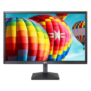 Front view of Монитор LG, LED, 27"(68.58 см), FHD 1920x1080, 75Гц, IPS, AMD FreeSync, Стабилизатор черного, Динамическая синхронизация движения 27MK430H-B