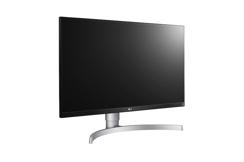 LG Монитор LG, LED, 27"(68.58 см), 4K 3840x2160, 60Гц, IPS, VESA DisplayHDR 400, AMD Free Sync, Регулировка высоты и наклона подставки, 27UL650-W