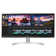 Вид 29&#39;&#39; UltraWide™ Full HD (2560x1080) HDR IPS монитор 29WN600-W спереди