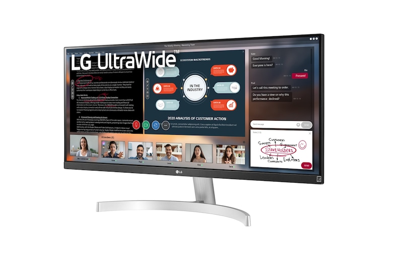 LG 29'' UltraWide™ Full HD (2560x1080) HDR IPS монитор, 29WN600-W