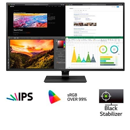 42.5'' 4K UHD IPS монитор - 43UN700-B | LG KZ