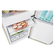 LG Холодильник LG с нижней морозильной камерой, 302 л, Смарт Инверторный компрессор, Фреш зона, GA-B419SEUL