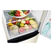 LG Холодильник LG с нижней морозильной камерой, 302 л, Смарт Инверторный компрессор, Фреш зона, GA-B419SEUL
