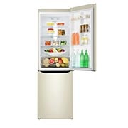 LG Холодильник LG с нижней морозильной камерой, 302 л, Смарт Инверторный компрессор, Фреш зона, GA-B419SEUL