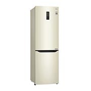 LG Холодильник LG с нижней морозильной камерой, 302 л, Смарт Инверторный компрессор, Фреш зона, GA-B419SEUL