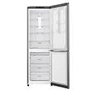 LG 302 л, Холодильник LG с нижней морозильной камерой, Moist Balance Crisper, Total No Frost, Fresh 0 Zone, GA-B419SLJL