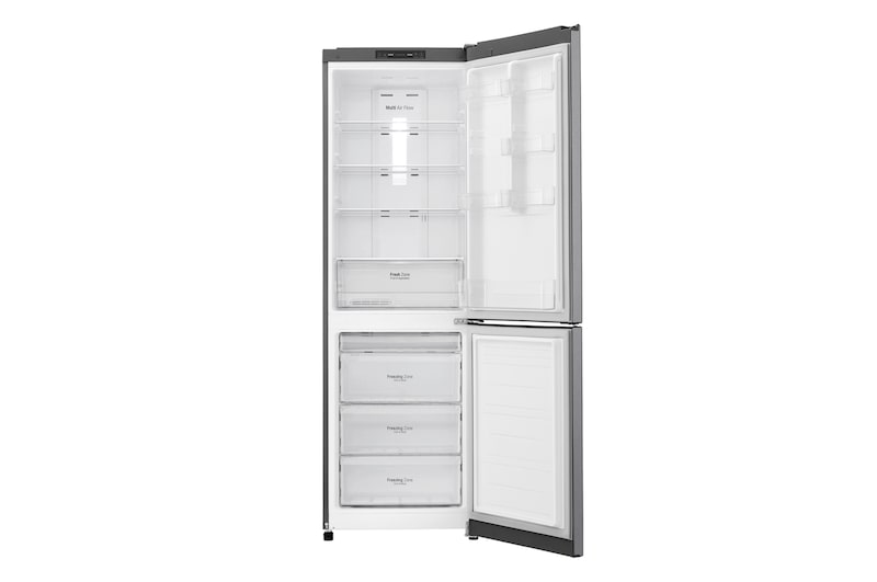 LG 302 л, Холодильник LG с нижней морозильной камерой, Moist Balance Crisper, Total No Frost, Fresh 0 Zone, GA-B419SLJL