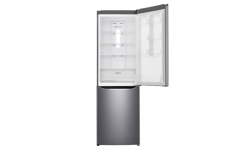 LG Холодильник LG с нижней морозильной камерой, 302 л, Смарт Инверторный компрессор, Фреш зона, GA-B419SLUL