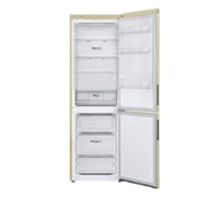 LG 341 л, Холодильник LG DoorCooling+ с нижней морозильной камерой, Смарт Инверторный компрессор, GA-B459CEWL