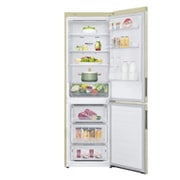 LG 341 л, Холодильник LG DoorCooling+ с нижней морозильной камерой, Смарт Инверторный компрессор, GA-B459CEWL