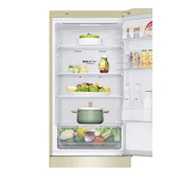 LG 341 л, Холодильник LG DoorCooling+ с нижней морозильной камерой, Смарт Инверторный компрессор, GA-B459CEWL