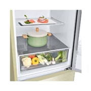 LG 341 л, Холодильник LG DoorCooling+ с нижней морозильной камерой, Смарт Инверторный компрессор, GA-B459CEWL