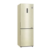 LG 341 л, Холодильник LG DoorCooling+ с нижней морозильной камерой, Смарт Инверторный компрессор, GA-B459CEWL
