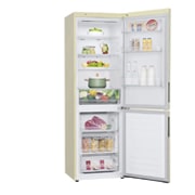 LG 341 л, Холодильник LG DoorCooling+ с нижней морозильной камерой, Смарт Инверторный компрессор, GA-B459CEWL