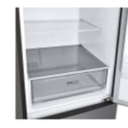 LG 341 л, Холодильник LG DoorCooling+ с нижней морозильной камерой, Смарт Инверторный компрессор, GA-B459CLWL
