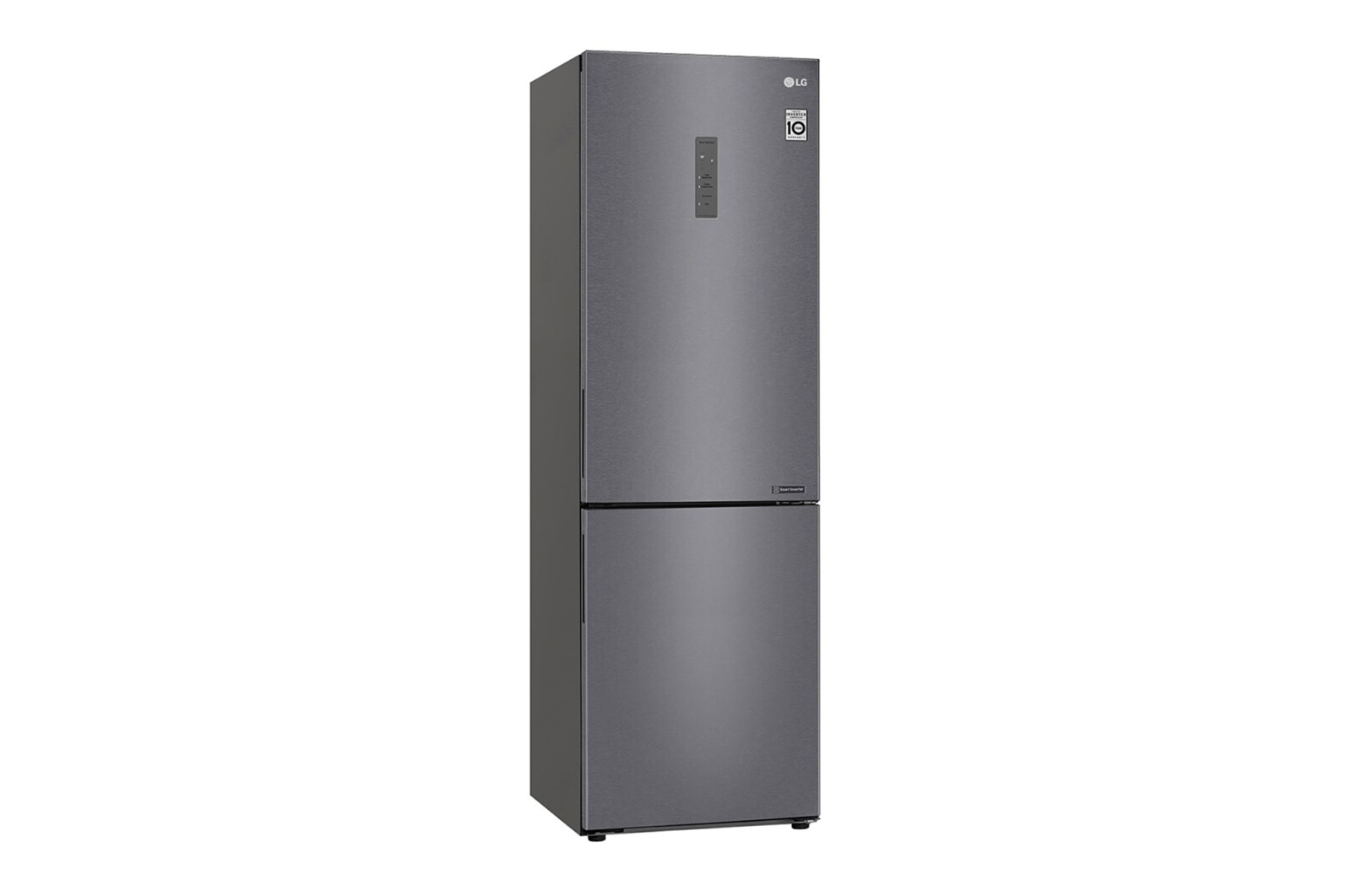 LG 341 л, Холодильник LG DoorCooling+ с нижней морозильной камерой, Смарт Инверторный компрессор, GA-B459CLWL
