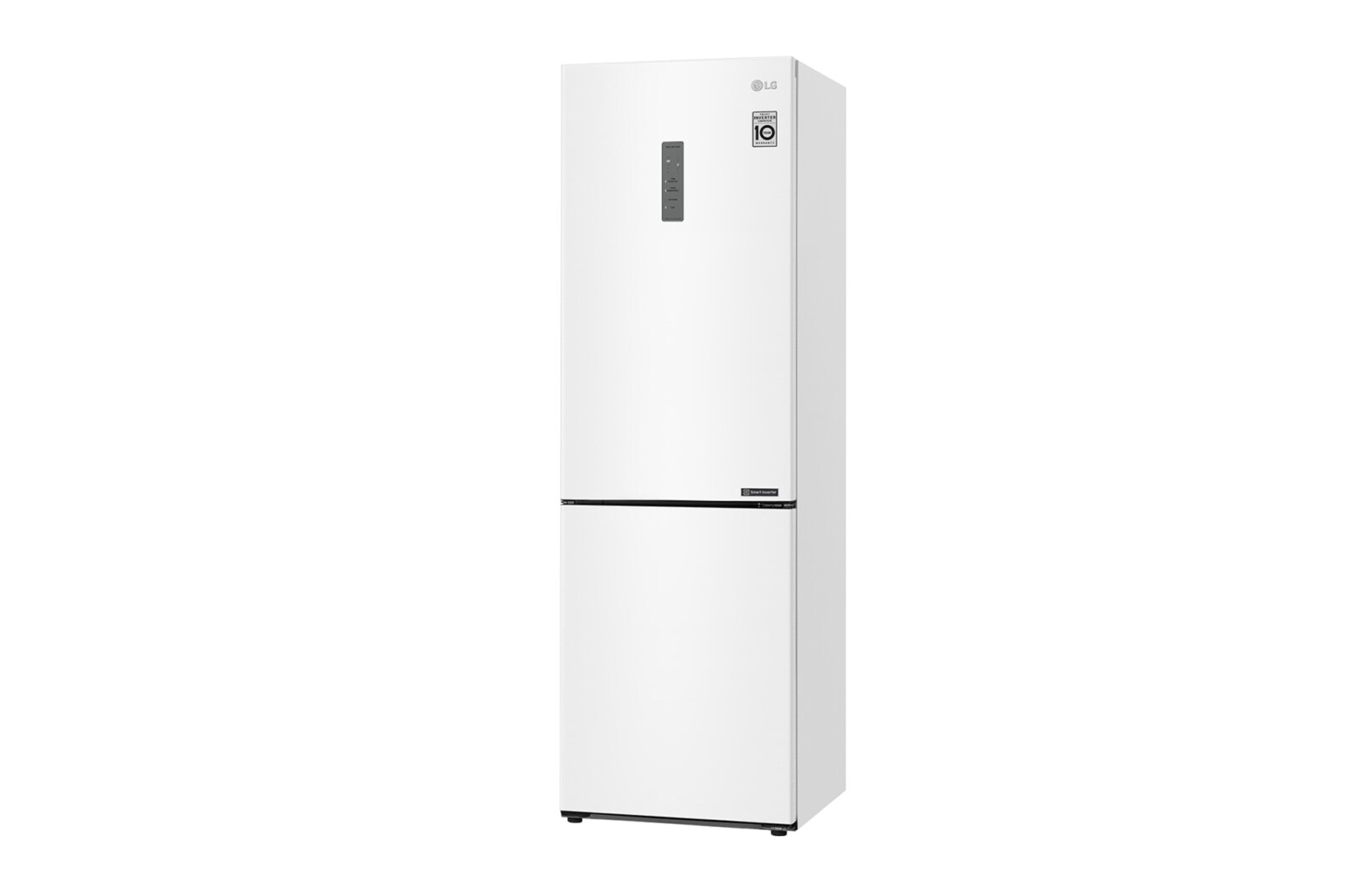LG 341 л, Холодильник LG DoorCooling+ с нижней морозильной камерой, Смарт Инверторный компрессор, GA-B459CQWL
