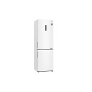 LG 341 л, Холодильник LG DoorCooling+ с нижней морозильной камерой, Смарт Инверторный компрессор, GA-B459CQWL