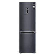 LG 341 л, Холодильник LG DoorCooling+ с нижней морозильной камерой, Инверторный Линейный компрессор, GA-B459SBDZ